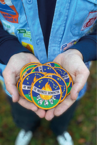 Badge 'de warmste momenten'