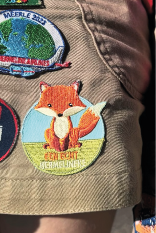 Geborduurde badge Chiro 
