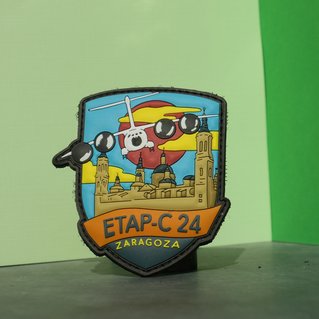 Rubber PVC badges luchtmacht 