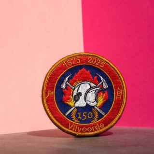 Geborduurde badge brandweer