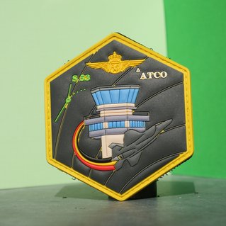Rubber PVC badges luchtmacht 