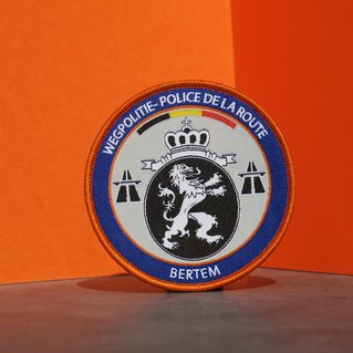 Geweven politiebadges wegpolitie
