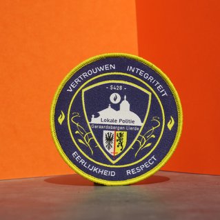 Geweven badge politie 