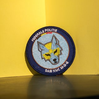 Politiebadge met velcro 
