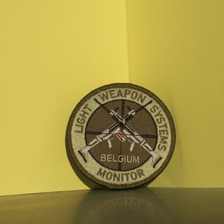Militaire badge met velcro