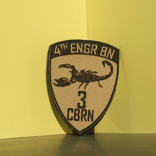 Militaire badge schild
