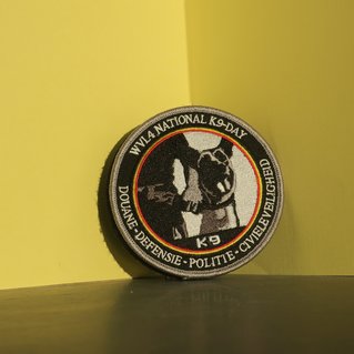 Politiebadge met velcro K9 afdeling