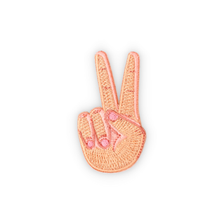 Geborduurde badge peace