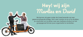 Hey wij zijn Marlies en David