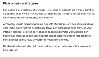 klaar om aan wal te gaan