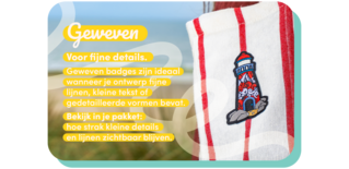 Geweven Badges