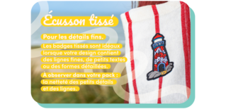 écusson tissé