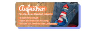 Aufnähen