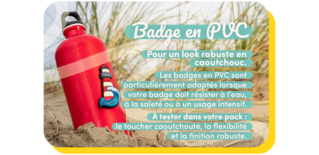 badge en PVC
