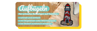 Aufbügeln
