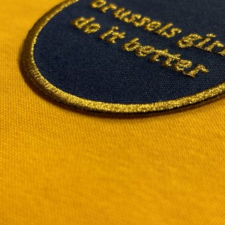 Badge optie metaaldraad goud of zilver