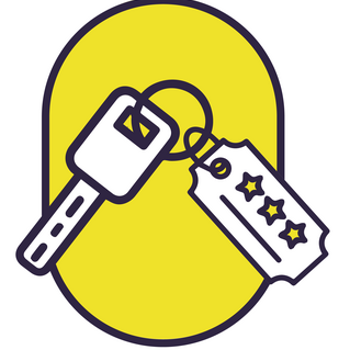 Badge optie sleutelhanger