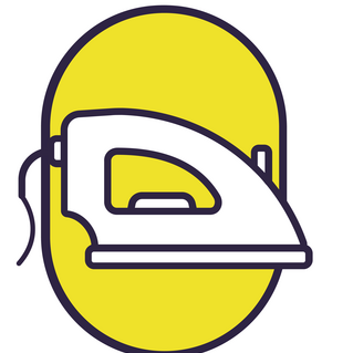 Badge optie opstrijkbare thermische lijmlaag 