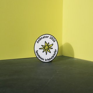 Badge voor dag van de animator