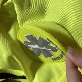 Hulpverlener badge met velcro