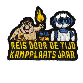 Voorbeeld van een sjabloon in het thema tijdreizen
