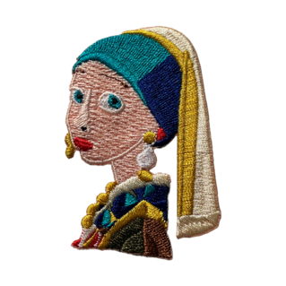 iBadge collectie artists meisje met de parel