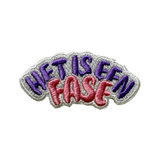 iBadge collectie quotes het is een fase
