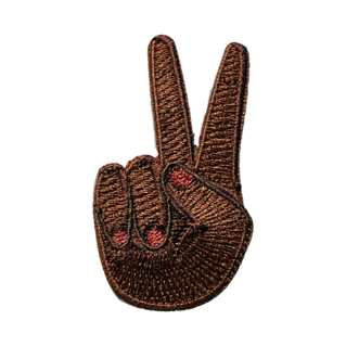 iBadge geborduurde patch peace