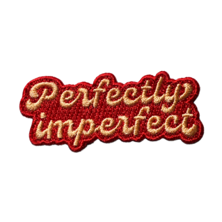 iBadge collectie quote perfectly imperfect