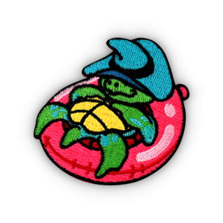 Poolside Turtle medium zomer dieren