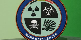 Rubber PVC badges federale politie bomb data center
