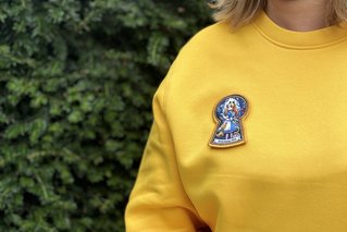 Geborduurde badge met sublimatie bij iBadge