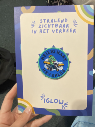 Reflecterende badges voor scholen en verkeersveiligheid 