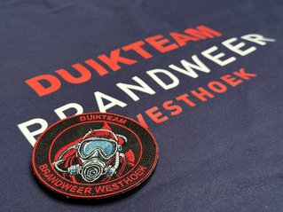Brandweer badges met velcro